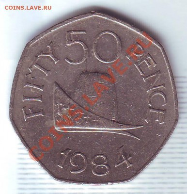 Гернси.50 Пенсов.1984.Шляпа. до 2о Августа - 19840030.JPG