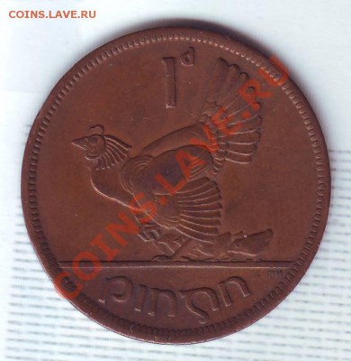 Ирландия.Пенни.1943.Курица. до 20 августа - 19430062.JPG