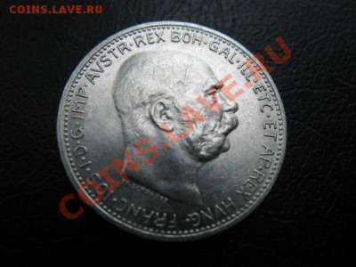 1913 Австрия, 1 Кр, серебро, до 19.08 в 21-00 мск - 13 авс.JPG