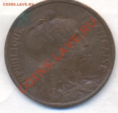 Франция 5 сантимов 1913 г. До 16.08.13 г. 22-00 МСК . - 4