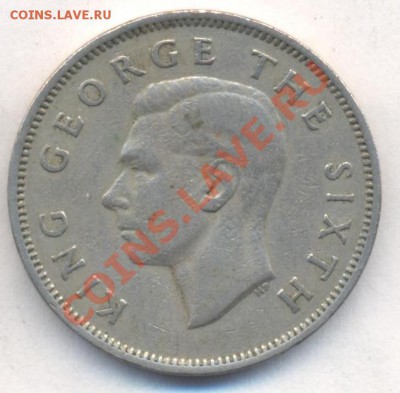 Новая Зеландия флорин 1950 г.До 16.08.13 г. 22-00 МСК . - 8