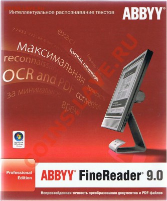 ABBYY FineReader 9.0 Professional Edition Russian (BOX) - ABBYY_FineReader_9.0_Rus_BOX