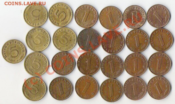 26 монет 3 рейх 1 и 5 пфеннигов. до 5.01.10 21-00+ - 2010-01-02 18-04-56_0070