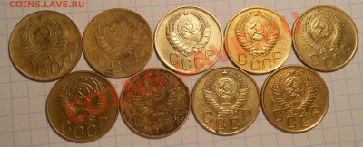 3 коп. 1936,39,41,49,52-56 до 21.08.13 в 22-00 мск - 2