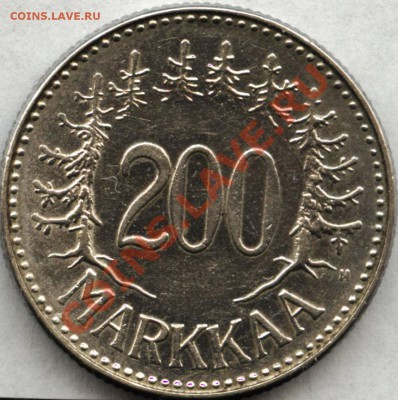 Финляндия 200 марок 1957   до  18.08   22-00 - 003