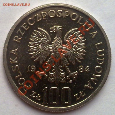 Польша 100 злотых 1984 Винценты Витош 21.08 22.00 - 160820138744