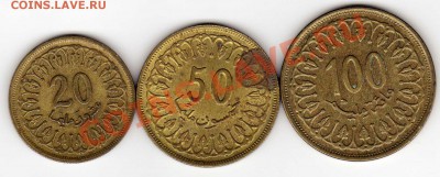ТУНИС 20, 50 И 100 МИЛЛИМОВ 1960 (3ШТ) 22.08-22Ч (5679) - img101