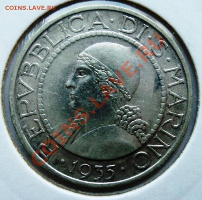 Ag САН-МАРИНО 5 ЛИР 1935г до 19.08 в 22.05 мск - DSC00333.JPG