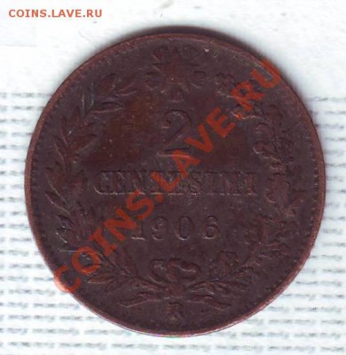 Италия.2 Чентезими.1906. до 22 Августа - 19060005.JPG
