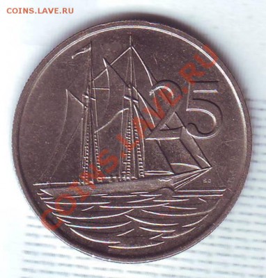 Кайманы.25 Центов.1982.Парусник.до 22 Августа - 19820095.JPG
