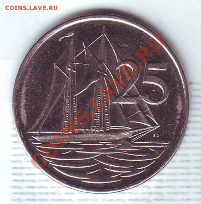 Кайманы.25 Центов.1996.Парусник. до 22 Августа - 19960038.JPG