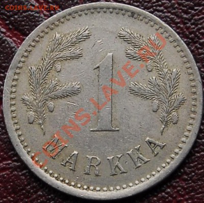 ФИНЛЯНДИЯ - 1 марка 1921 - до 23 августа - 668