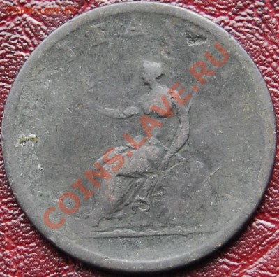 2 пенни 1807 - Георг III - до 23 августа - 663