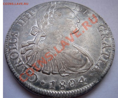 8 реалов 1804 г. - 1804 8 Reales Mexico 3