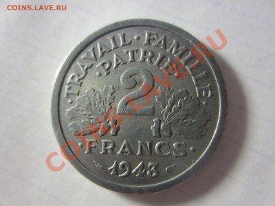 Франция 2 франка 1943. - IMG_2767