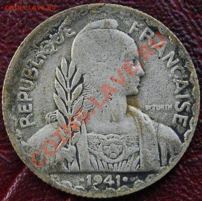 ФРАНЦУЗКИЙ ИНДОКИТАЙ - 10 сантимов 1941 - до 24 августа - 716
