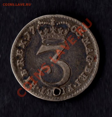 3 пенса Британия 1763 (дырочка) - george-iii-silver-.925-early-milled-threepence-1763-vf-holed-m920-[2]-3101-p