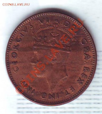 Брит.Ньюфаундленд.Цент.1943.Георг 6. до 25 Августа - 19430068.JPG
