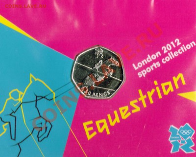 Великобритания 50 пенсов 2011 Конный спорт 26.08-22ч (6533) - img266