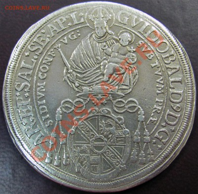Зальцбург, талер 1667. Кардинал Гуидобальд фон Тун. - Taler 1667 - Guidobald Graf von Thun und Hohenstein_2