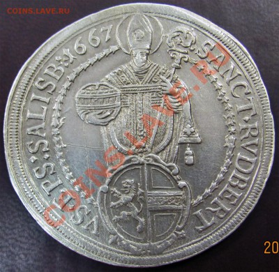 Зальцбург, талер 1667. Кардинал Гуидобальд фон Тун. - Taler 1667 - Guidobald Graf von Thun und Hohenstein_1