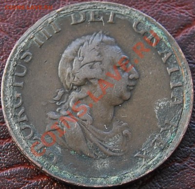 2 пенни 1799 - Георг III - до 26 августа - 002