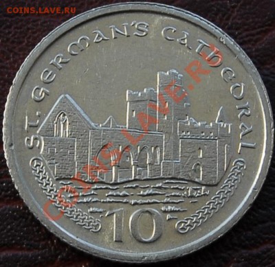 ОСТРОВ МЭН - 10 пенсов 2003 - Собор Св.Германа до 26 августа - 956