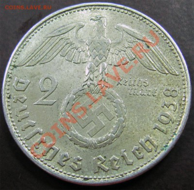 Y46 2 рейхсмарки 1938B до 26.08 в 22°° - Y46 2 RM 1938B_2