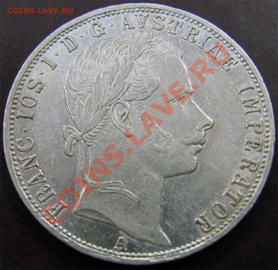 Y50 Ag Австрия гульден 1860A Франц Иосиф I до 27.08 в 22°° - Y50 Gulden 1860 - Kaiser Franz Joseph I_1