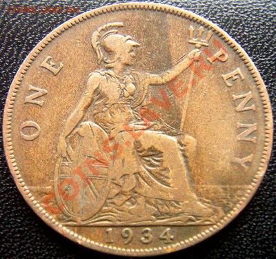 Великобритания_1 пенни 1934; до 21.08_22.04мск - 6227