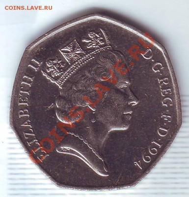 В.Британия.50 Пенсов.1994.День"Д". до 27 августа - 19940034.JPG