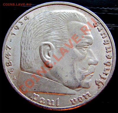 Y59 Ag 5 рейхсмарок 1936A Гинденбург до 28.08 в 22°° - Y59 5 RM 1936_1