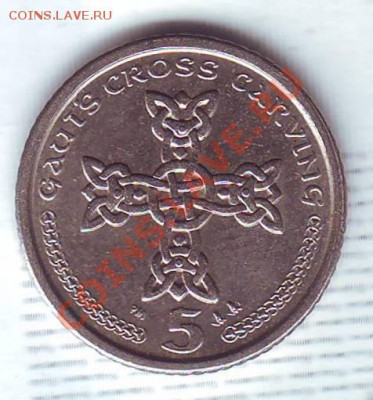О.Мэн.5 Пенсов.2001.Кельтский крест. до 28 Августа - 20010060.JPG