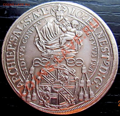 Y60 Ag Зальцбург талер 1698 Иоганн Эрнст до 28.08 в 22°° - Taler 1698 Johann Ernst Graf von Thun und Hohenstein_2