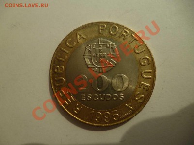 ДК Португалия 200 эскудо 50 лет ООН биметалл ГТС 28.08 - P1040848