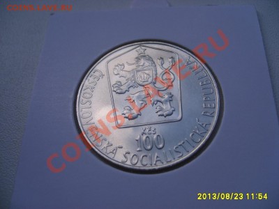 ЧЕХОСЛОВАКИЯ,100 КРОН 1985г(чем-т Мира по хоккею)!до26.08 - S6000581.JPG