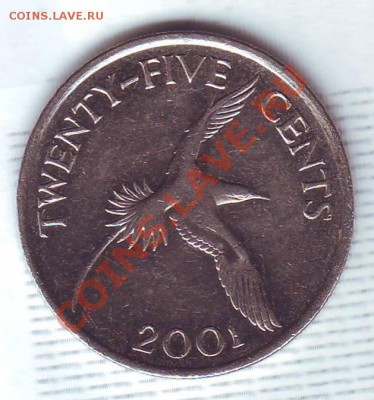 Бермуды.25 Центов.2001.Птица. до 29 августа - 20010064.JPG