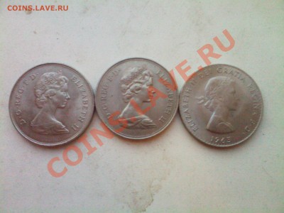 Великобритания КРОНА-1981 , 1965, 1972г.-3 шт.до 24.08 - 12082013(022)