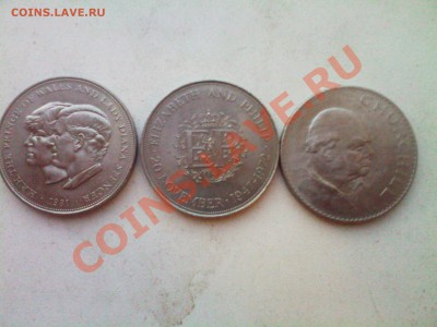 Великобритания КРОНА-1981 , 1965, 1972г.-3 шт.до 24.08 - 12082013(021)