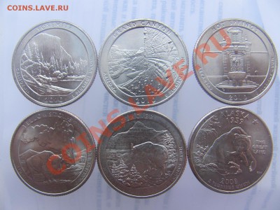 квотеры сша unc - 6шт. до 27.08 в 22-00 - квотеры.JPG