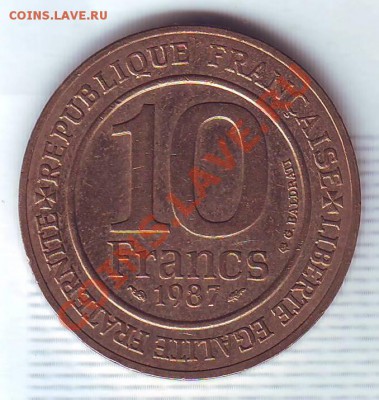 Франция.10 Франков.1987.King Capet.до 30 Августа - 19870088.JPG