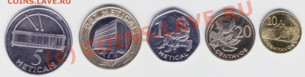 Мозамбик 5 монет 2006г. до 10.01 - Мозамбик А.JPG