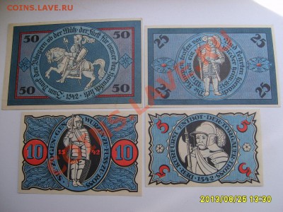 TORGAU,50+25+10+5 ПФЕННИГОВ 1921(Красный)!!до28.08.2013 - S6000176.JPG