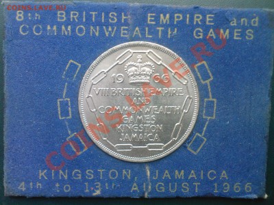 ЯМАЙКА 5 шиллингов1966г. ИГРЫ в блистере до 27.08 - 25082013(026)