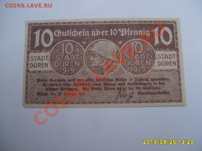 DUREN,10 ПФЕННИГОВ 1919г!!до 28.08.2013 - S6000156.JPG