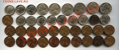 США,1,5,10 центов -39 шт  до 31.08   22,00 - 008