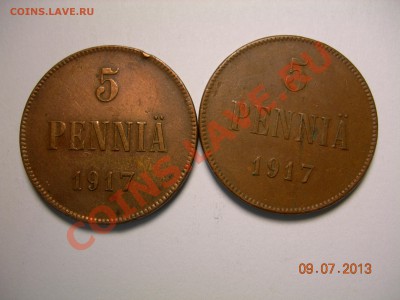 5 пенни1917г с короной и без до 3.09.2013г до21.00по Москве - DSCN2566.JPG