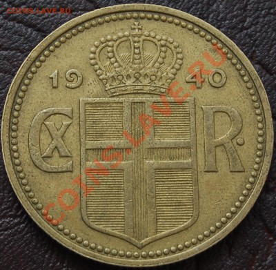 ИСЛАНДИЯ - 2 кроны 1940 - до 2 сентября - 576