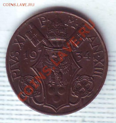 Ватикан.5 Чентезими.1934. до 3 Сентября - 19340031.JPG