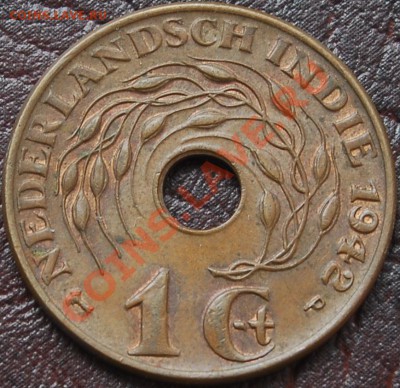 ГОЛЛАНДСКАЯ ОСТ-ИНДИЯ - 1 цент 1942 - до 2 сентября - 592